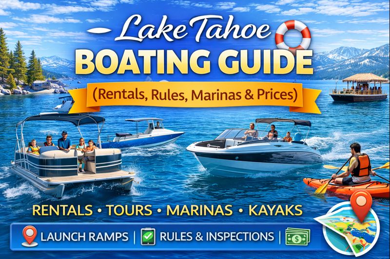 Lake Tahoe Boating Guide: Rentals, Inspections and Launch Ramps