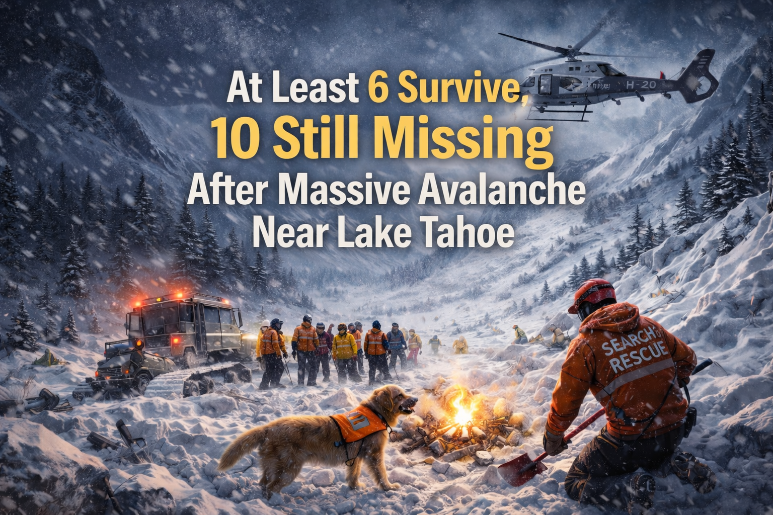 Castle Peak Avalanche Near Lake Tahoe: Early Update and Final Report