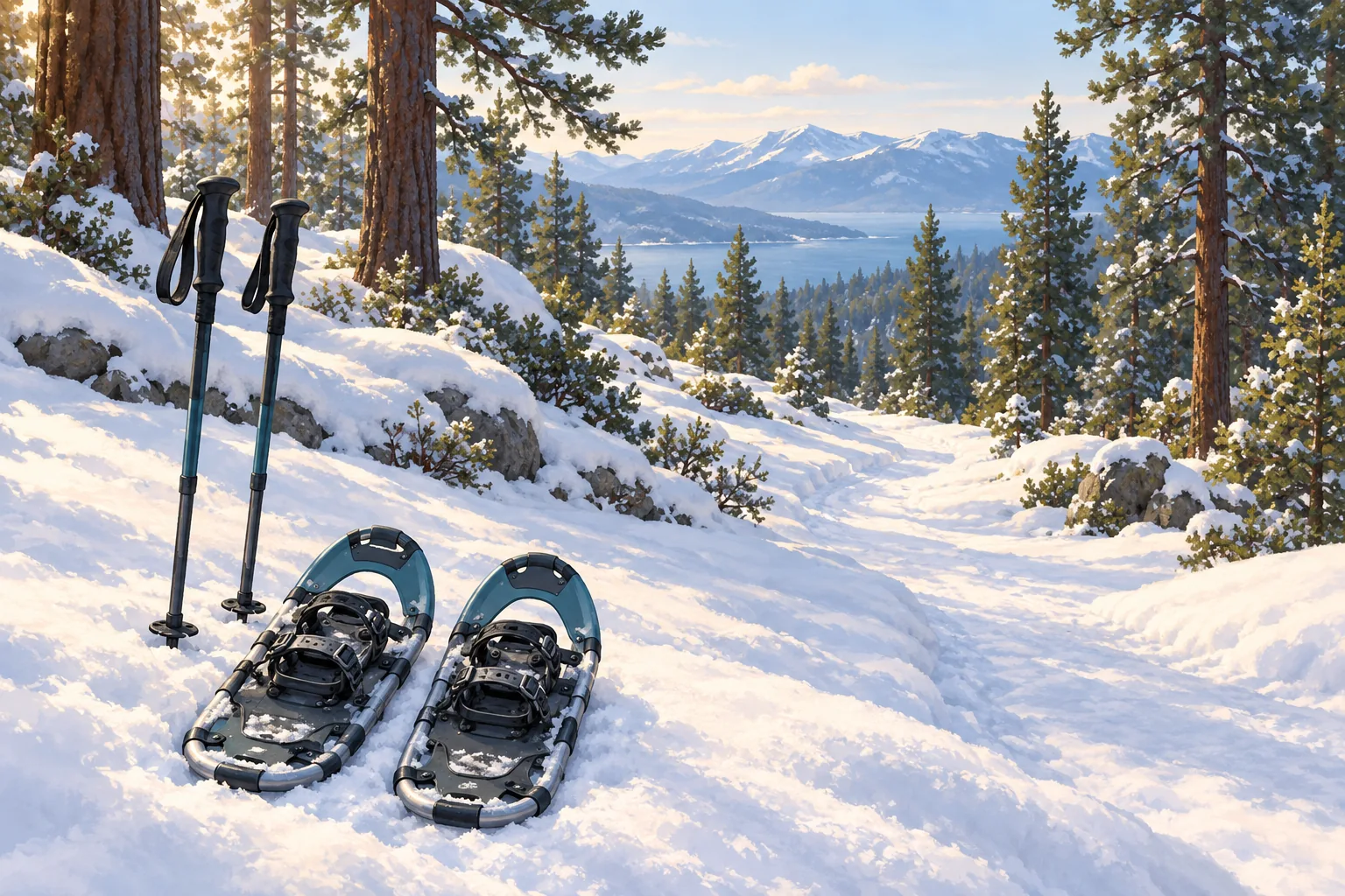 Lake Tahoe Snowshoeing: 4 Places, Rentals & Trail Passes