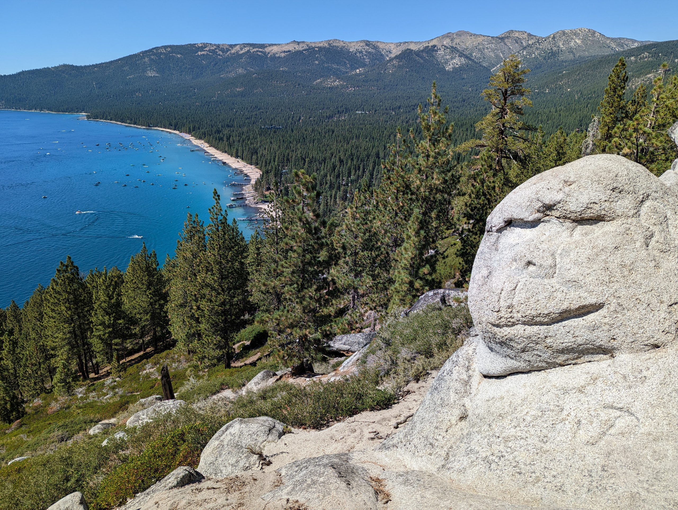Monkey Rock Lake Tahoe: Hike, Parking & Trail Map