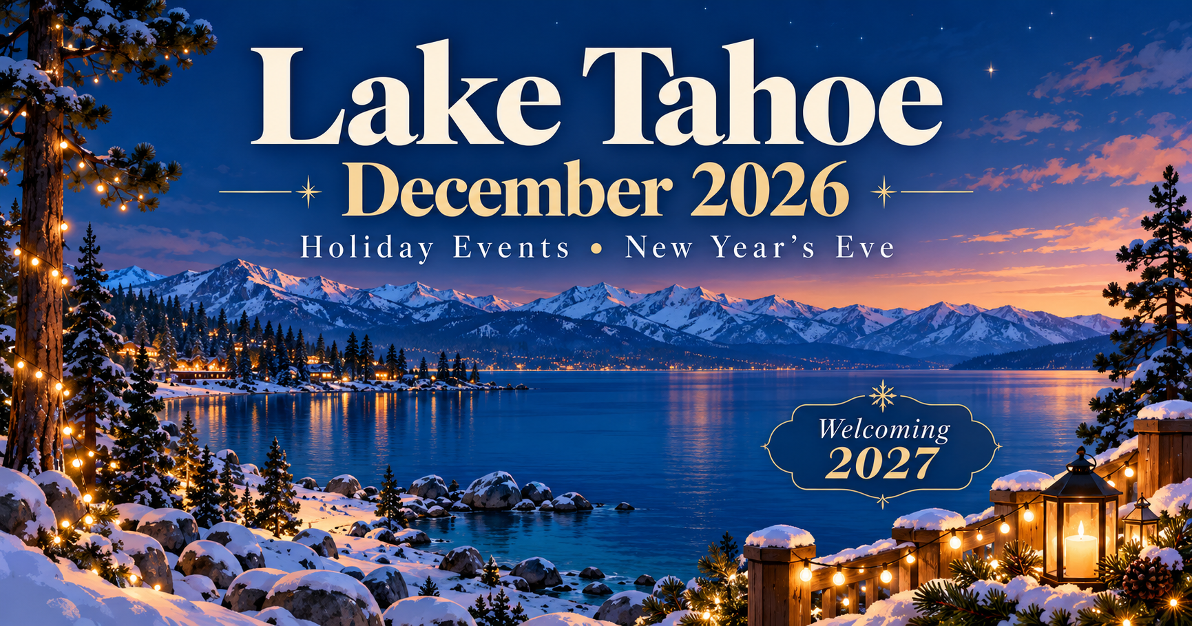 Lake Tahoe New Year’s Eve 2026: Events and Plans for 2027